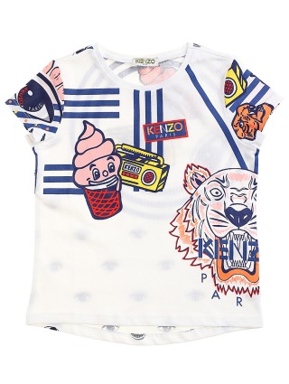 Біла футболка KENZO : фото 1 - Invogue